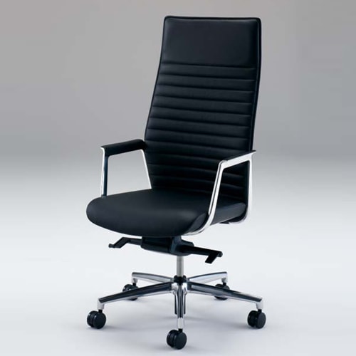 レザーチェア エグゼクティブチェア リクライニング ハイバック フィルメ オカムラ L434FE-P794