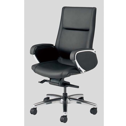 レザーチェア エグゼクティブチェア リクライニング ハイバック オカムラ CE69CX-P558