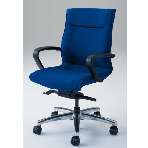 布張りチェア リクライニング ローバック オカムラ CE59FZ-FB