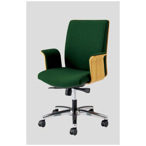 布張りチェア リクライニング オカムラ 4LK1CA-F