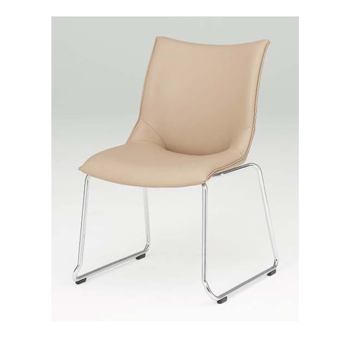 ミーティングチェア オカムラ クローズ脚 肘なし オフィス 8145GZ-P