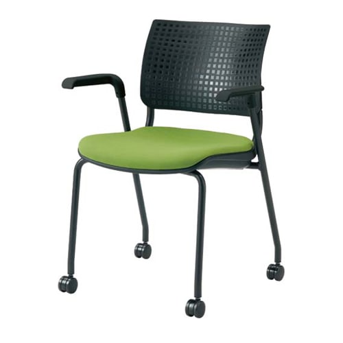 ミーティングチェア 会議用椅子 キャスター オカムラ H142BC-F