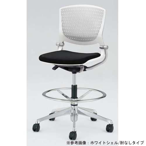 ミーティングチェア オカムラ グラータ 肘なし グレーシェル 8142UR-F