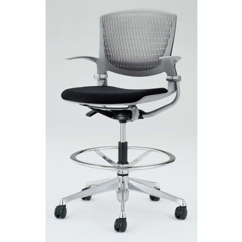 ミーティングチェア オカムラ グラータ 肘付き グレーシェル 8142UA-F