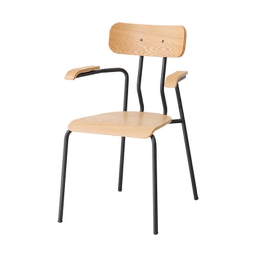 専用ホワイト アームチェア モダン ダイニングチェア 肘付き モダン TDC-9536（商品番号：49-tdc