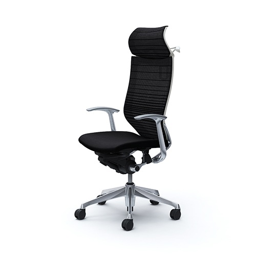 メッシュチェア リクライニング ハイバック バロン オカムラ CP48BW-FGR