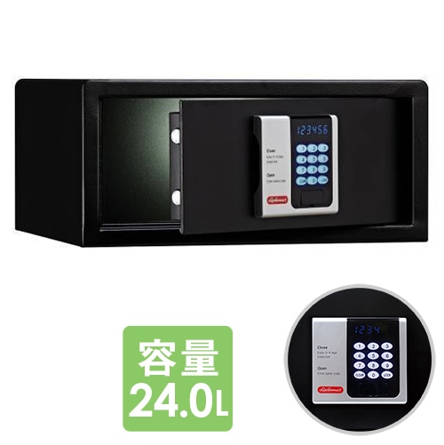金庫 テンキー ホテルセーフ 24L ディプロマット H200C
