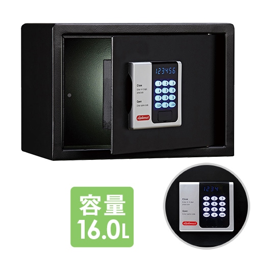 金庫 テンキー ホテルセーフ 16L ディプロマット H25C（商品番号：32