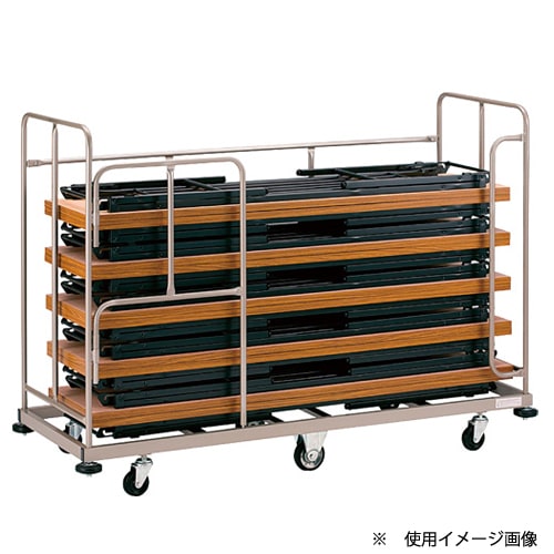 テーブル台車 運搬用 収納用 キャスター付き 長机用 荷台 オフィス 旅館 学校 施設 備品 TD-450D オフィス家具 東洋事務器工業