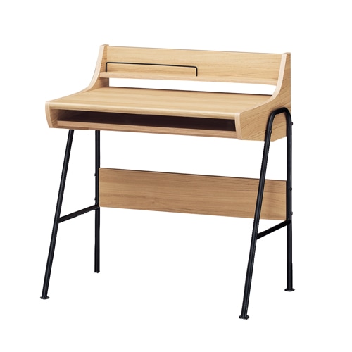 パソコンデスク 机 PCデスク OAデスク 収納付デスク 勉強机 書斎机 配線穴 ノートパソコン収納 木目調 スチールレッグ PPR-8580DESK 通販