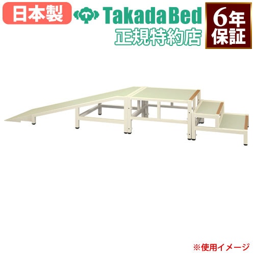 歩行器 セット  4輪タイプ 歩行訓練用品 歩行補助 歩行トレーニング 医療機関 リハビリトレーニング 福祉施設 介護施設 高齢 室内用四輪歩行器トレウォーク［病院・施設向け］【日進医療器