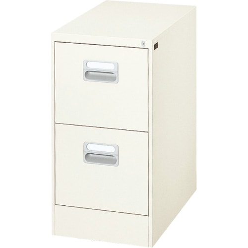 スチールキャビネット ファイリングキャビネット 鍵付き 幅387×奥行620×高さ740mm A4-2N-IV 東洋事務器工業
