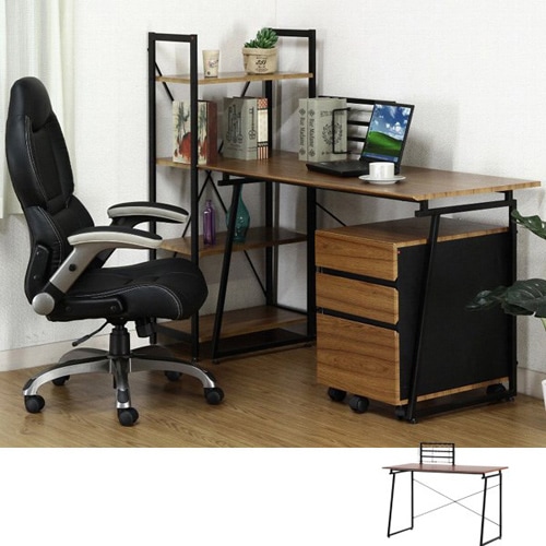 ワークデスク パソコンデスク 学習机 平机 書斎机 BE-1201（商品番号