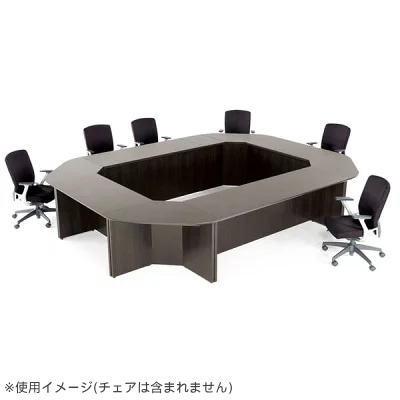 ミーティングスペースセット 幅5600×奥行2800mm 抗菌天板 指紋レス