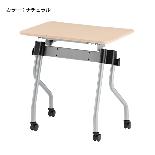 新品未使用　折りたたみ　フォールディングテーブル フォールディングテーブル 折りたたみテーブル 幅700×奥行500×高さ