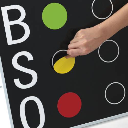 BSOカウンター マグネット式 野球 カウントボード S-0989（商品番号