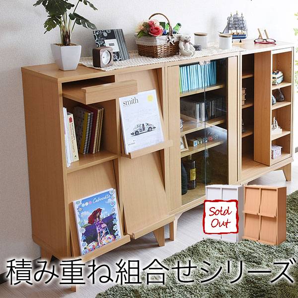 ディスプレイラック（送料12000円込） ディスプレイラック レガール 幅120cm 本棚 扉付 キャビネット 86049