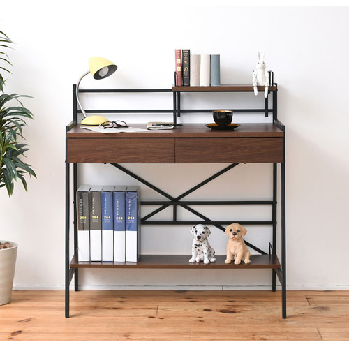 ランドリーワゴン 2段 ランドリーラック ラタン キャスター付き 14