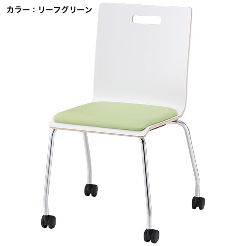 ミーティングチェア 肘なし 座面パッド付 会議用チェア イス PM-K60MPL