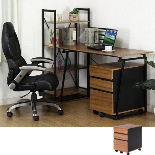 インキャビネット チェスト ワゴン 収納 書斎 BE-1203 通販