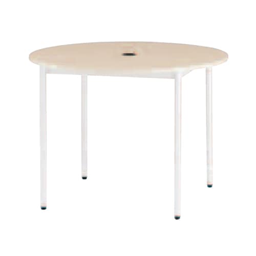 ミーティングテーブル 配線穴付き 丸テーブル 会議テーブル カフェテーブル RM-1000