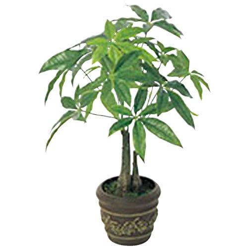 パキラポットM 観葉植物 造花 鉢植え プラント 252A42-36（商品番号 