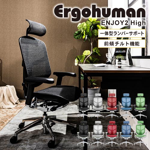 エルゴヒューマンエンジョイ2 ハイタイプ Ergohuman Enjoy2 High 正規品 最長5年保証 EJ2-HAM