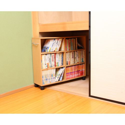 押入れ収納 キャスター付き 本棚 ワゴン FF-7526（商品番号：fff-7526