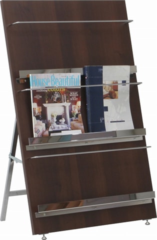 マガジンラック 3段 キャスター付 雑誌 棚 KNM-330 オフィス家具 弘益