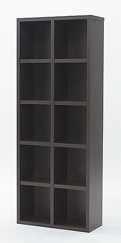 本棚 幅71×奥行29.5×高さ182.5cm シェルフ 書棚 書庫 RG-7118