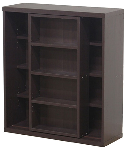 本棚 幅80×奥行29×高さ90cm シェルフ 書棚 書庫 RG-8085SR