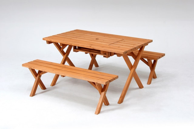 ガーデンテーブル チェア セット 木製テーブル カフェテーブル SD09