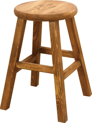 スツール 2脚セット 丸型 椅子 木製チェア CFS-515S