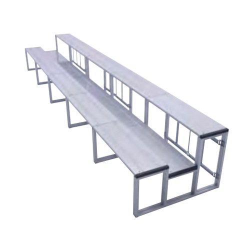 観客席 20人用 2段5連 幅455×奥行90×高さ60cm 観覧席 S-7010