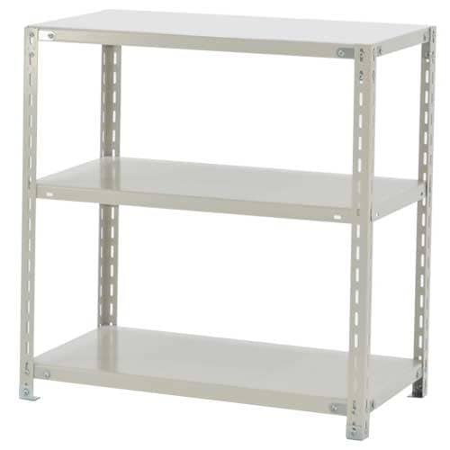 スチールラック 軽量ラック 3段 耐荷重120kg 幅875×奥行450×高さ900mm