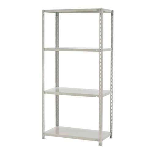 法人限定】 スチールラック 中軽量ラック 4段 耐荷重200kg 幅1200×奥行