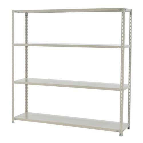 スチールラック 軽量ラック 4段 耐荷重120kg 幅1800×奥行450×高さ1800mm YS-B442S-W-04