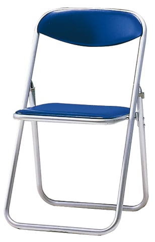 パイプ椅子 6脚セット ビニールシート 折りたたみチェア 折りたたみ