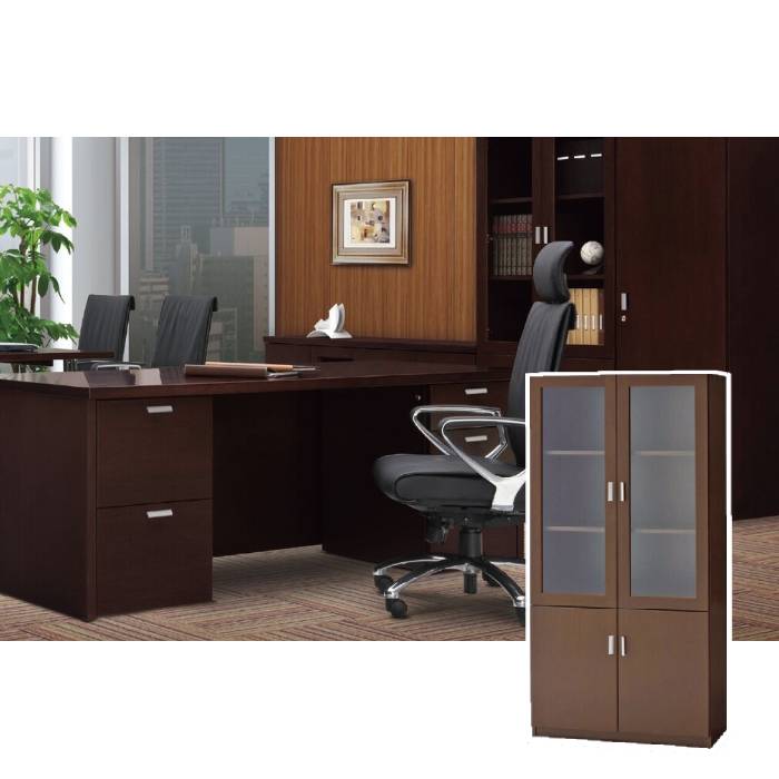 書棚 書庫 木目 ブックシェルフ キャビネット VP-31RBS