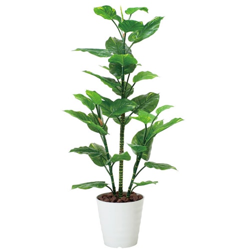 モンステラ 観葉植物 造花 鉢植え プラント EE4610-96（商品番号