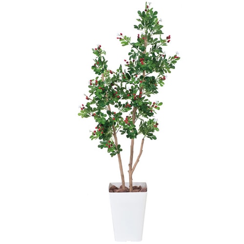 ハックルベリー 観葉植物 造花 鉢植え プラント 3A4501-220