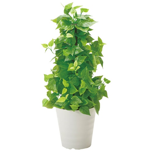 ポールライムポトス 観葉植物 造花 鉢植え プラント 3A5201-120