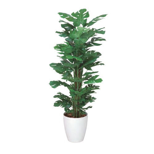 スプリット 観葉植物 光触媒 人工 120cm 鉢付き カバー WC4106-150 インテリアグリーン 癒し ギフト 通販