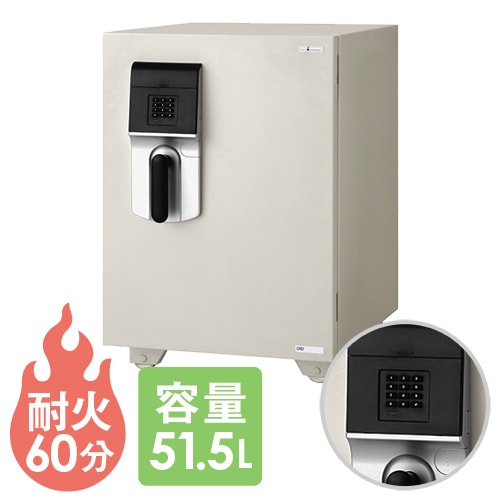 耐火金庫 エーコー 指紋認証 テンキー式 シリンダー式 DFS1-FE（商品