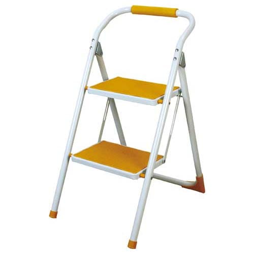 木製階段脚立 踏み台 2段 足場 ステップ台 収納付 小物入れ ステップ台 2段 脚立 踏み台 階段 LFS-007（商品番号：rlfs-007）の