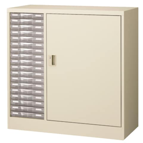 コンビ書庫 B4 整理ケース キャビネット スチールキャビネット B4CG-P118S