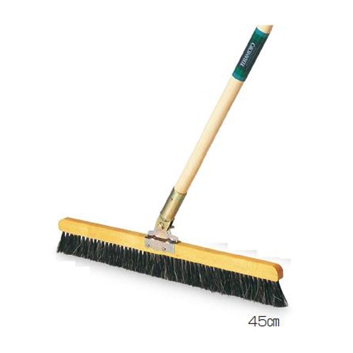 自在ほうき 45cm 10本セット 木柄 ほうき CL-380-045S（商品番号：pcl