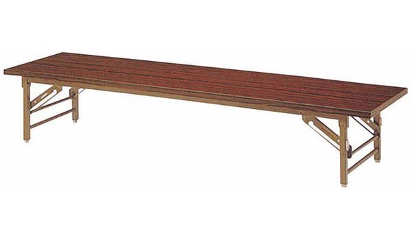 折りたたみテーブル 幅1500×奥行450mm 共張り 座卓 ミーティングテーブル YKZ-1545 YKZ-1545