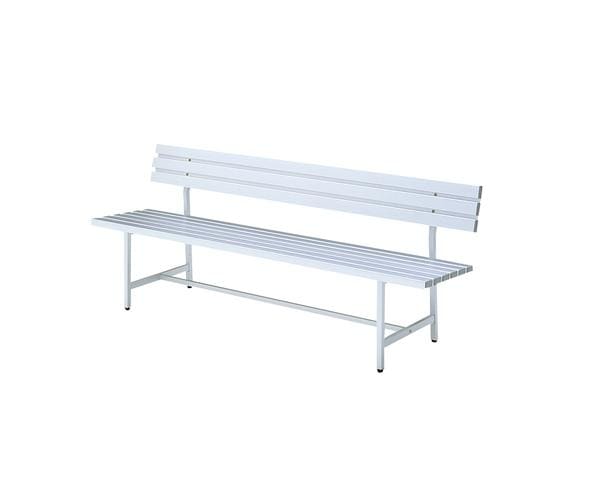 ベンチ 屋外 幅1800mm 背もたれ チェア ALB-5（商品番号：kalb-5）の