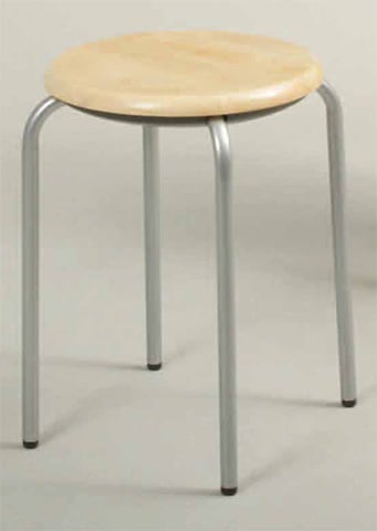 cacamama 木製 ハンドメイド 丸椅子 高さ44.5cm 2個セット 東谷 スツール 円型 高さ44.5cm スタッキング可能 （ 丸 円形 天然木